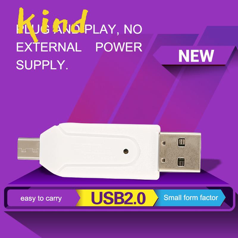 Đầu Đọc Thẻ Nhớ Micro Usb Otg Sang Usb 2.0 Sd / Micro Sd | BigBuy360 - bigbuy360.vn