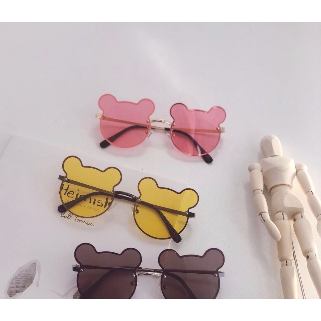 Kính mát hình chuột Mickey dễ thương nhiều màu tùy chọn cho bé