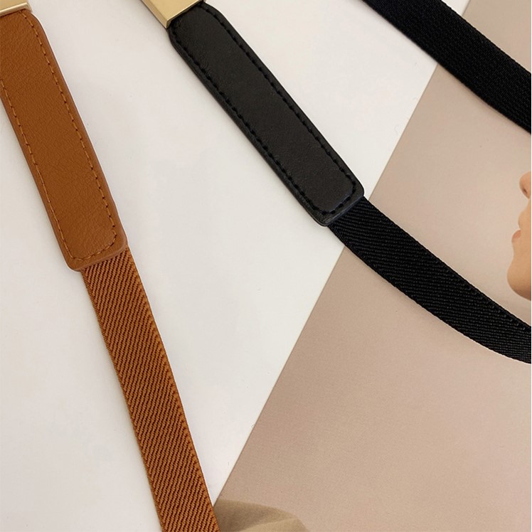 Đai váy bản nhỏ đơn giản phối đầm, belt vest 1.5cm, 2cm DV0x2 - Thắt Lưng Giá Tốt