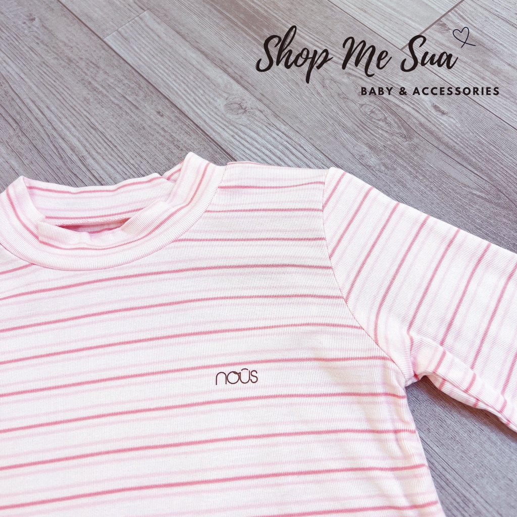 NOUS Áo giữ nhiệt cổ 3p cho bé chất petit 3m-24m