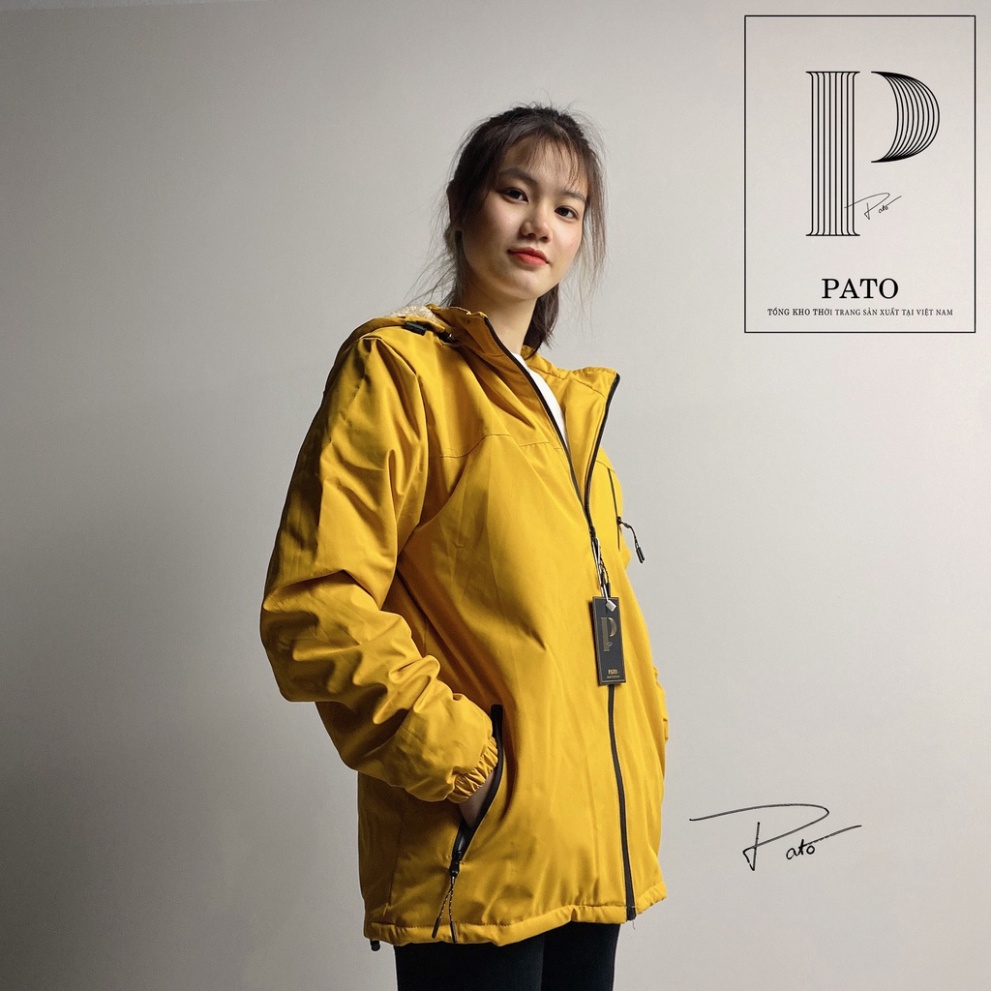 Áo gió lót lông nam nữ thể thao, bên trong lớp lông vàng loại siêu đẹp, siêu bền, ảnh do shop chụp AGD.N15 | BigBuy360 - bigbuy360.vn