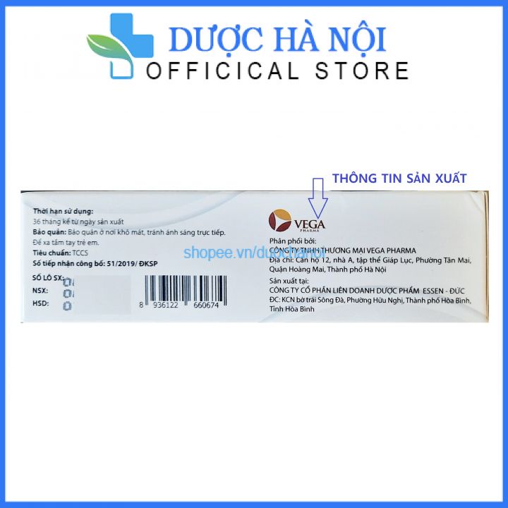 Viên ngậm chanh đào mật ong Vega hỗ trợ giảm ho, giảm đờm 8 viên x 3 vỉ