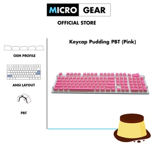 Bộ Keycap Pudding PBT Xuyên Led (Chất liệu PBT /OEMProfile/ ANSI Layout )