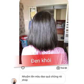 Thuốc nhuộm tóc ĐEN KHÓI, ĐEN RÊU