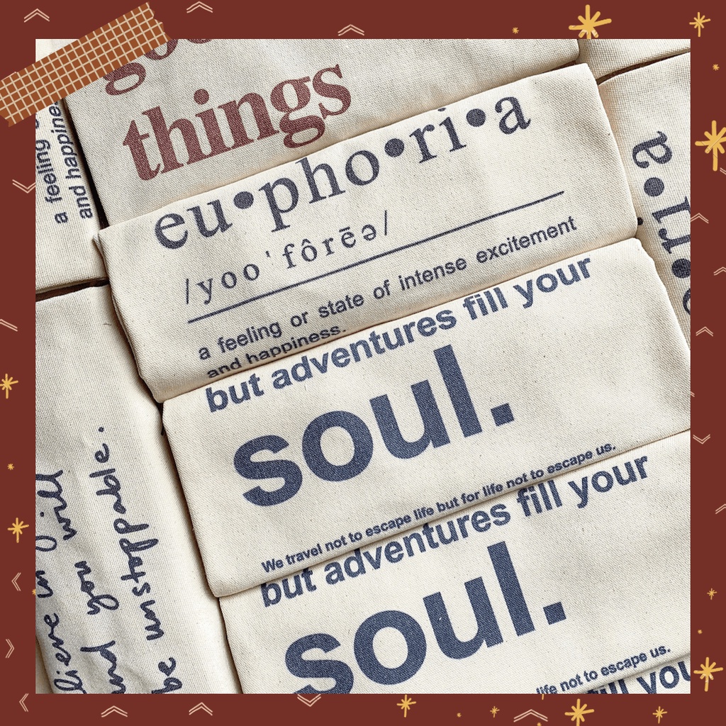 Túi tote, túi vải canvas basic Soul phong cách minimalist miloostudios