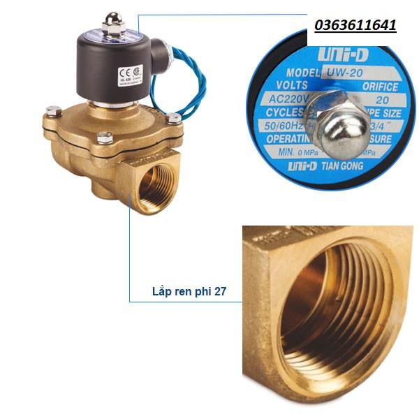 Van điện từ UniD UW-20