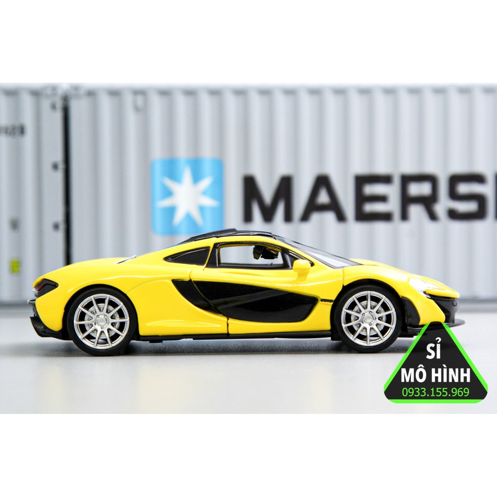 [ Sỉ Mô Hình ] Xe mô hình siêu xe McLaren P1 1:32 Vàng