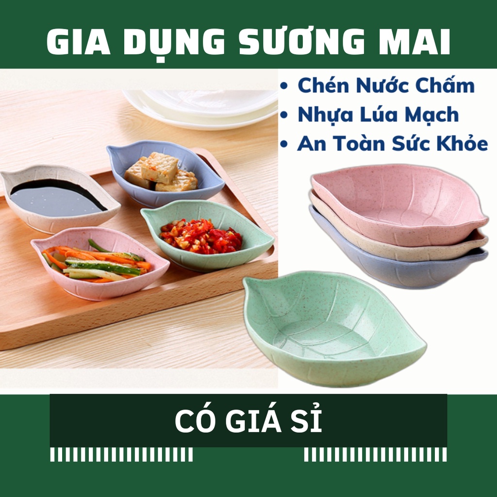[Giá Sỉ] Chén Nước Chấm Nhựa PP Lúa Mạch An Toàn Sức Khỏe