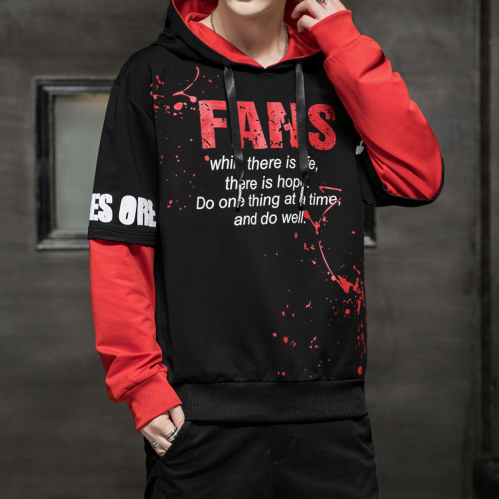 Áo Hoodies Nỉ Nam FANS Vảy Sơn Độc Đáo Mỏng Nhẹ Có Mũ Trùm Đầu ZENKODLMEN AO TOP NAM 90000175C