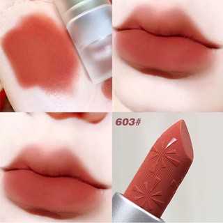 Son matte velvet siêu lì tông màu trà sữa hot trend mỹ phẩm nội địa Trung