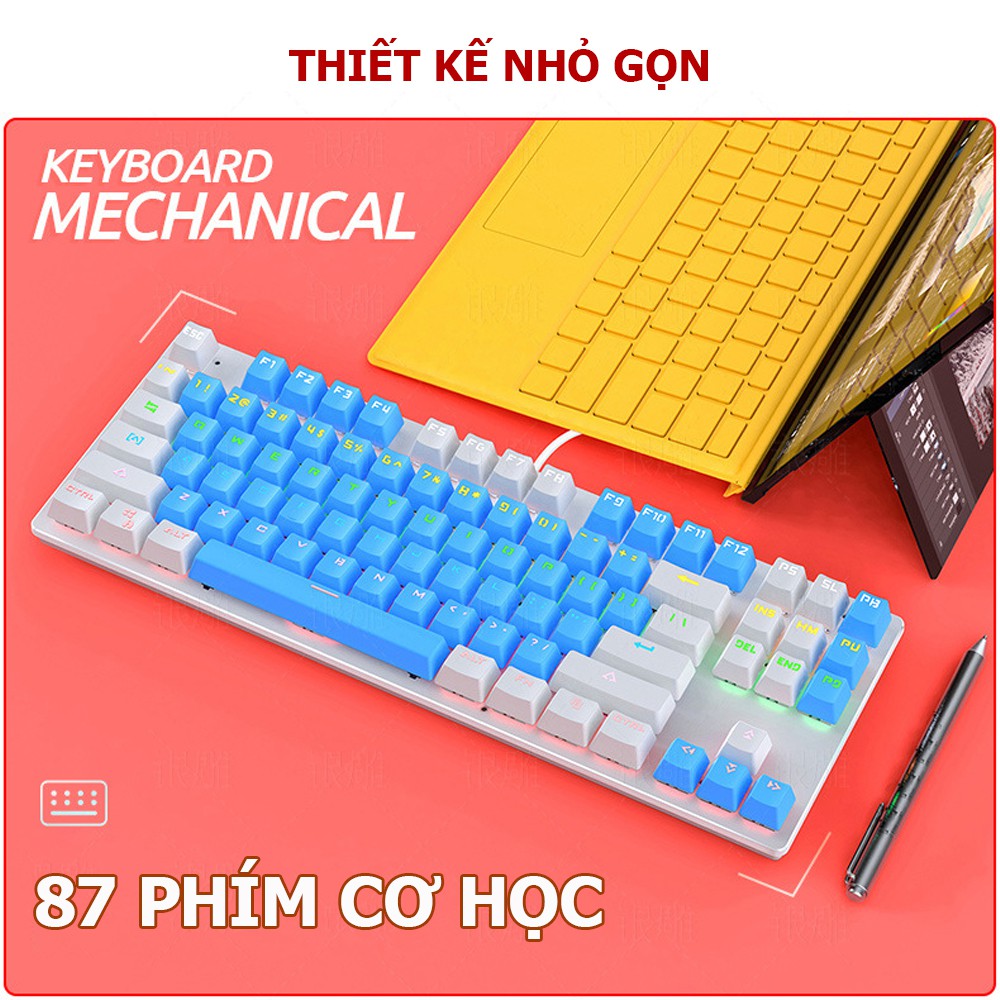 Bàn Phím Cơ K80 Led 20 Chế Độ Phím Cơ Blue Switch