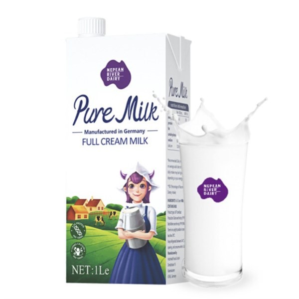 Sữa tươi nguyên kem Pure Milk - Full Cream Milk 1L