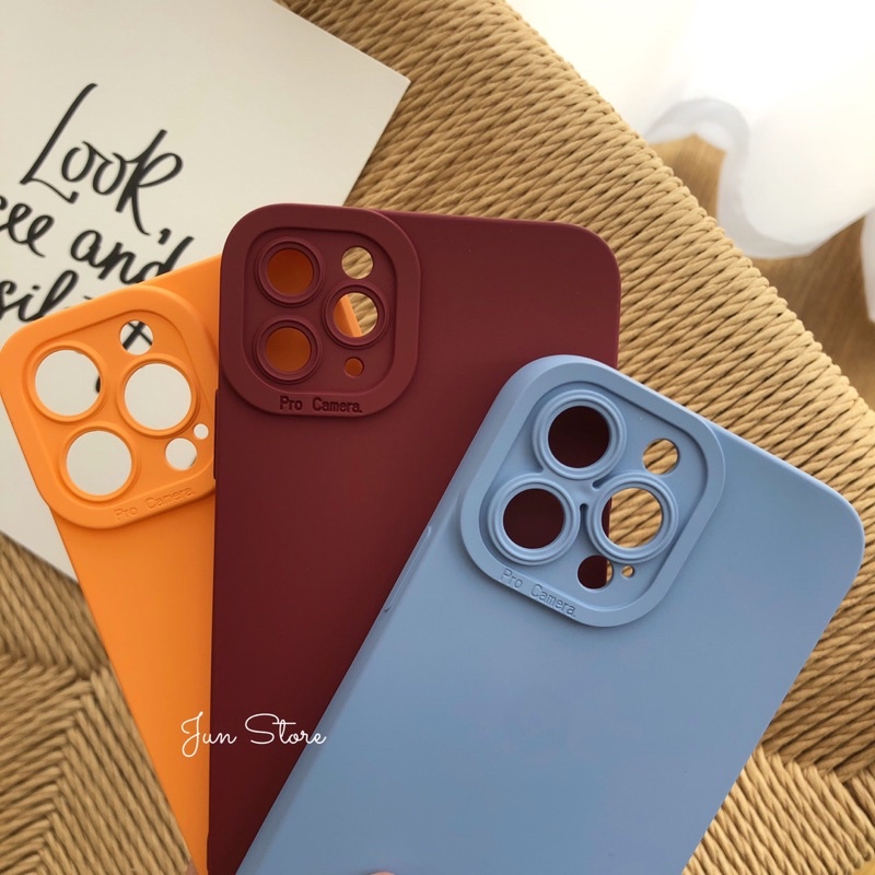 Ốp lưng silicon mịn lì bảo vệ camera