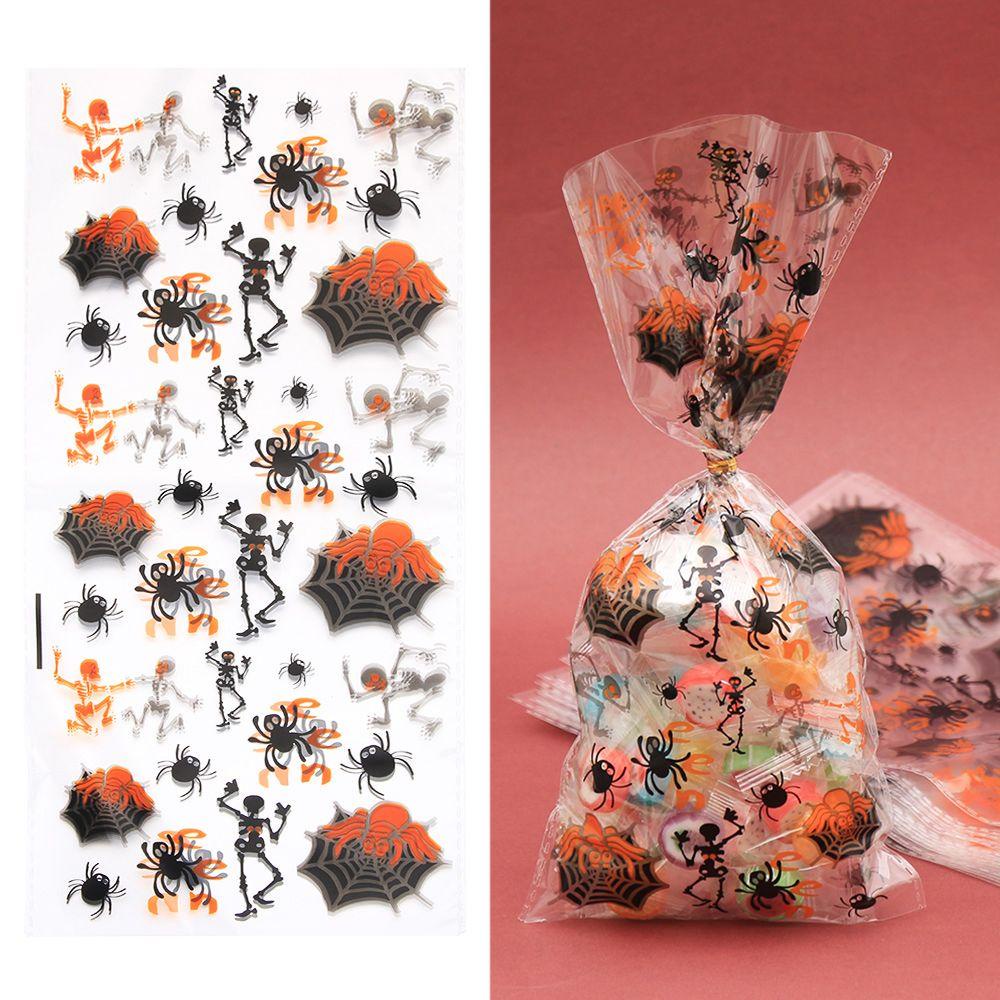 Bộ 50 Túi Đựng Kẹo Họa Tiết Halloween