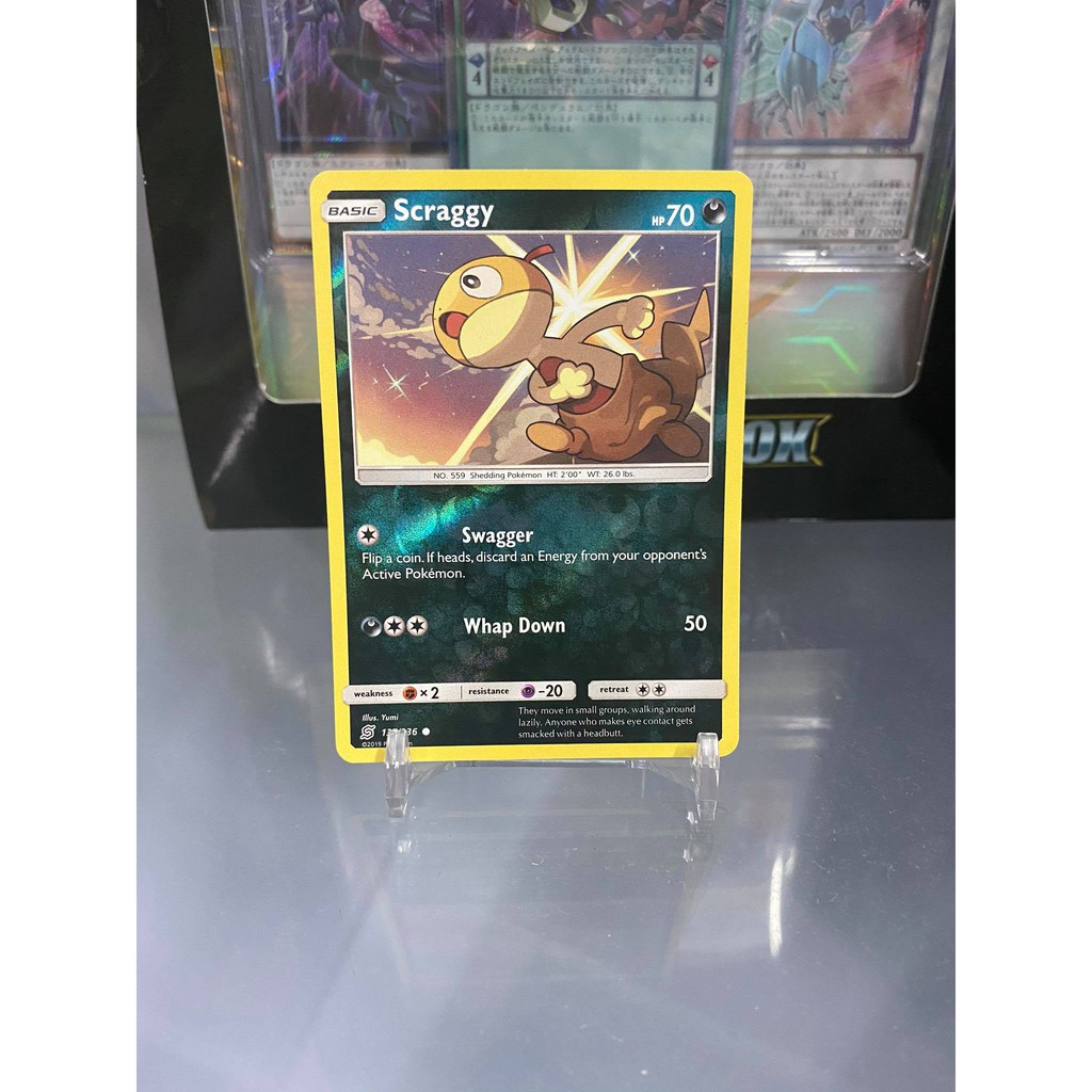 [ Dưa Hấu Yugioh ] Lá bài thẻ bài Pokemon Scraggy