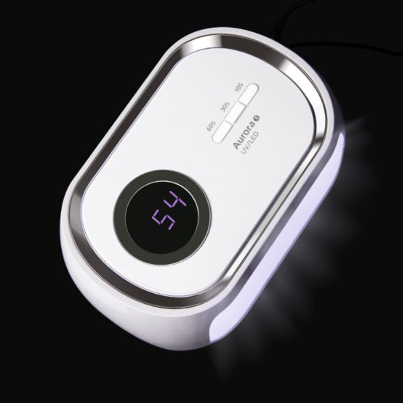 Đèn Hong Khô Móng Tay Bằng Tia UV 48W Hiển Thị Số Nhanh