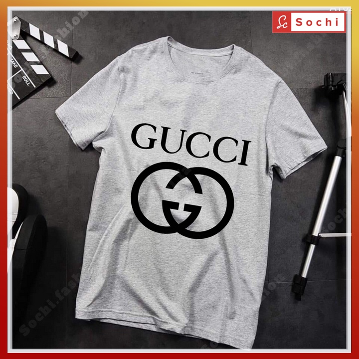 Áo thun unisex nam tay ngắn cổ tròn, áo phông nam thời trang GUCCl chất cotton mát mịn CZ632