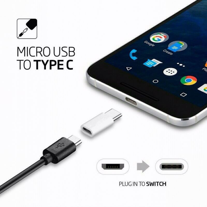 Đầu chuyển cổng Micro USB sang USB Type C - H_shop_VN