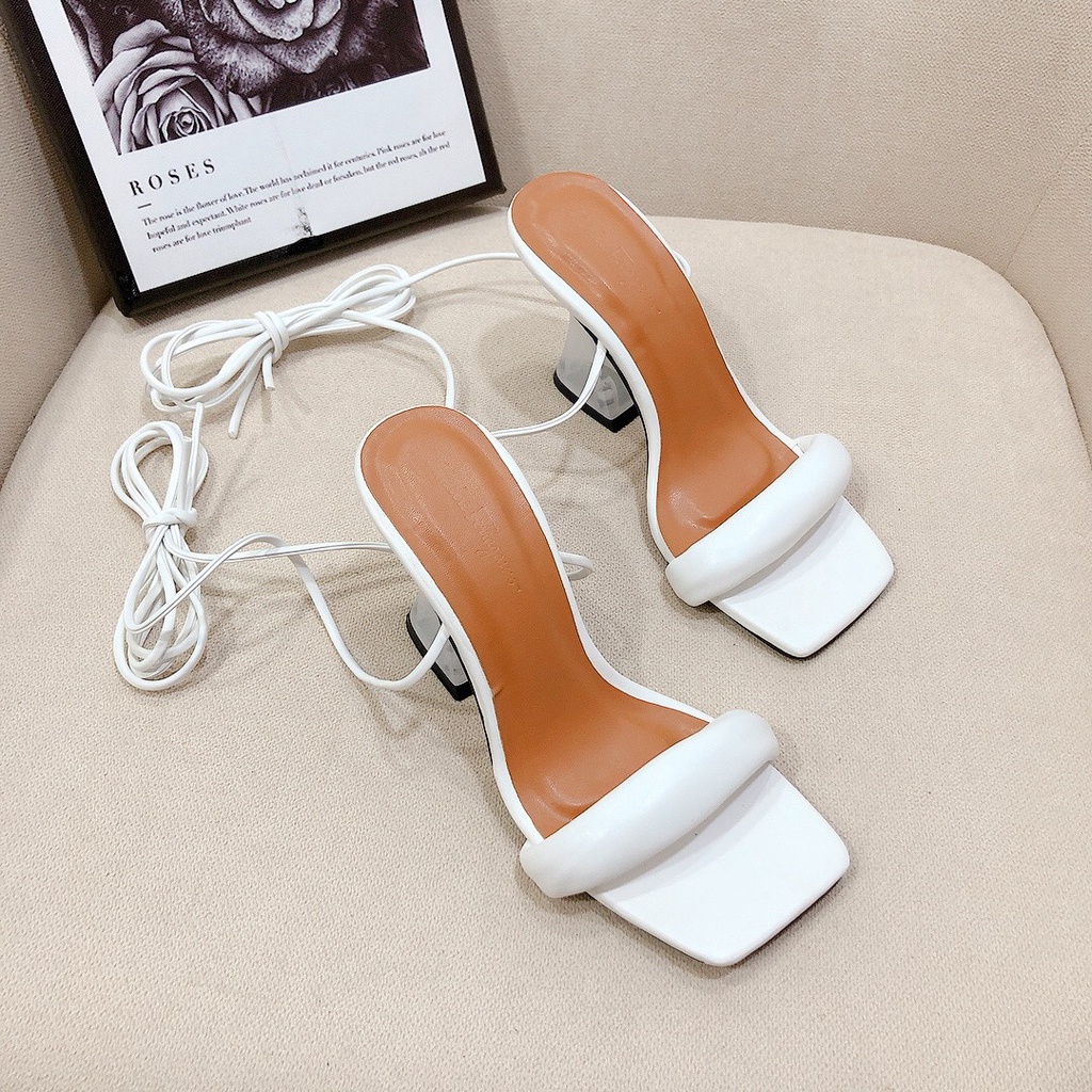 Sandal nữ cột dây 9p siêu HOT hàng cao cấp bản gót trụ vuông chắc chắn lên chân tôn dáng - Chị Chảnh Store
