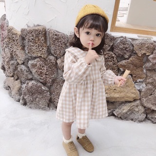 Váy kẻ caro bé gái (Minh Thu)