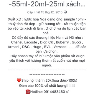 Xịt thơm body 55ml xách tay nga