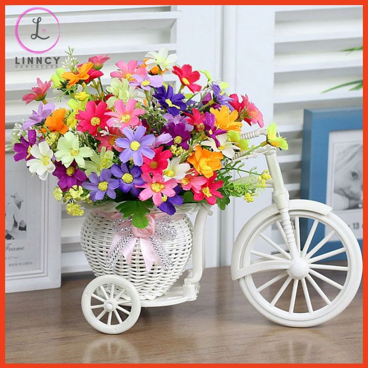 Xe đạp hoa nhiều mẫu trang trí bàn, kệ tủ, giá sách, làm quà tặng độc đáo