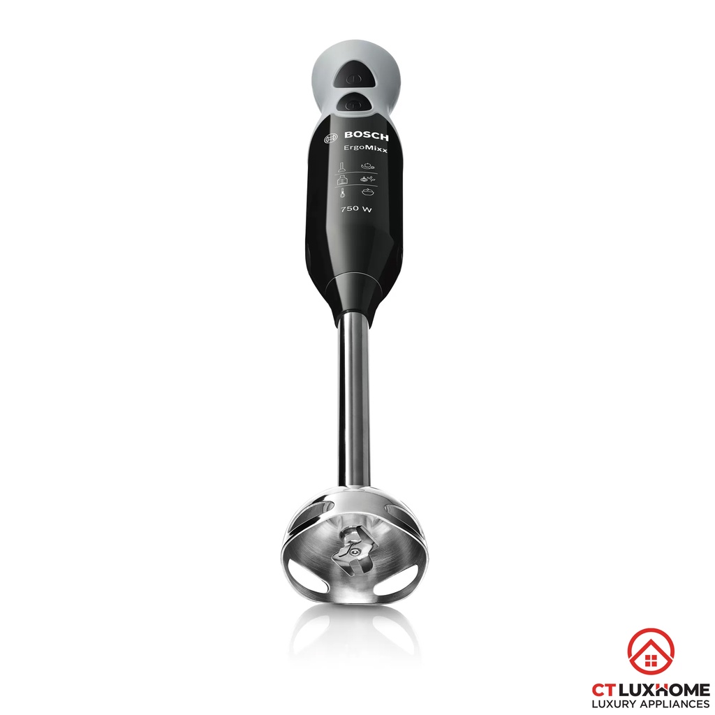 Máy xay thực phẩm cầm tay Bosch MSM67160 12 cấp độ, 750W, 220V, 50/60Hz, Kèm cây đánh trứng