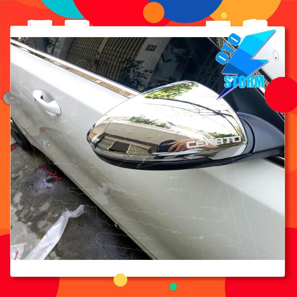 Ốp Gáo Gương Xe Kia Cerato 2019 2020 2021 2022, K3 đời 2021 - 2022 mạ crom- giá 1 đôi