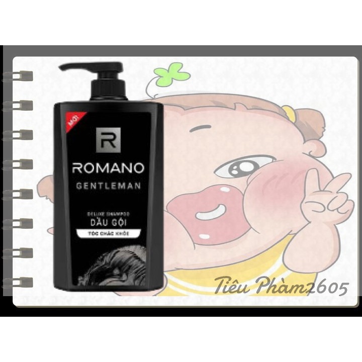 ROMANO- DẦU GỘI ROMANO GENTLEMAN CHÍNH HÃNG GIÁ SỐC
