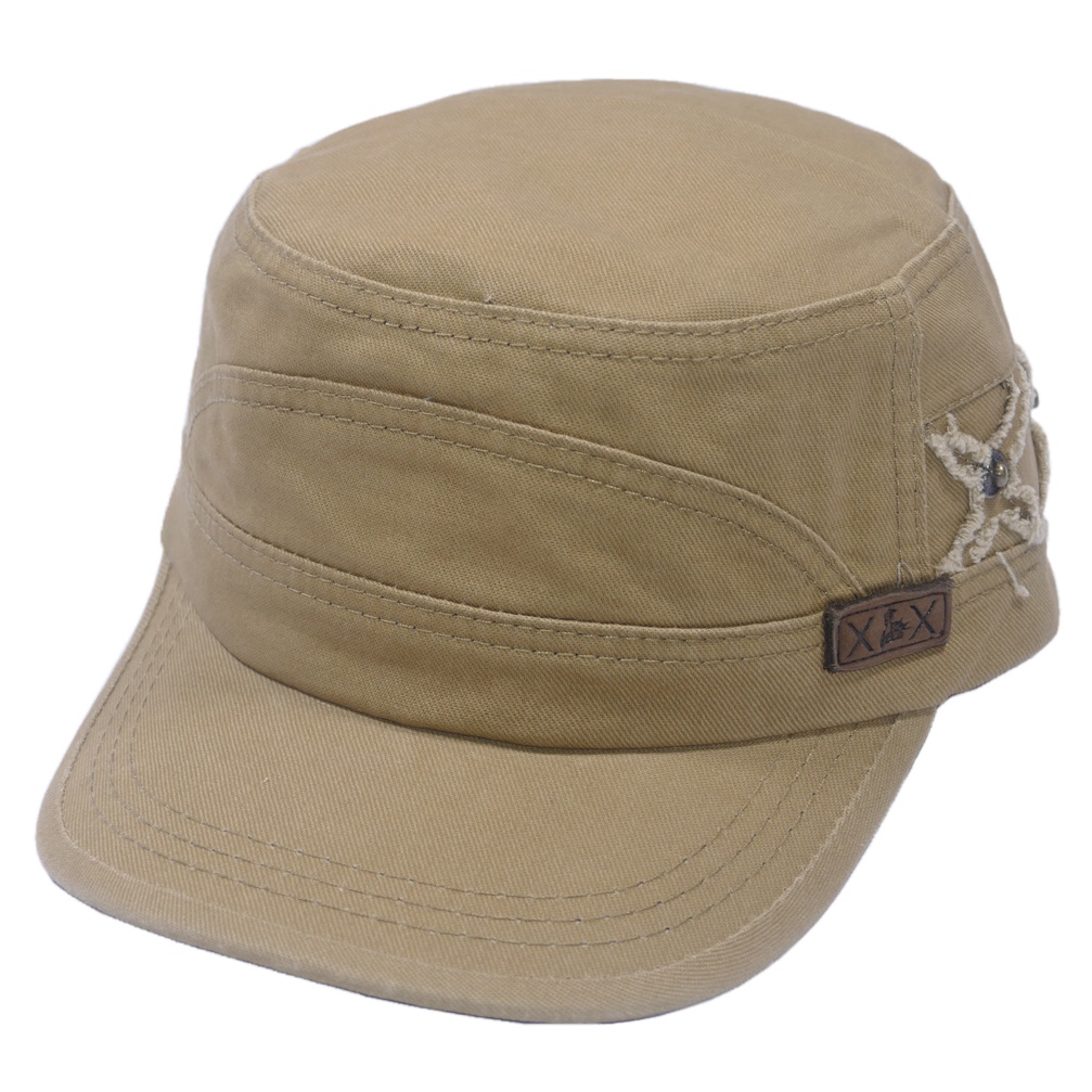 [ Nhiều màu ]Nón kết đầu bằng vá da XX - có may đuôi phía sau giúp giữ chặt nón và tăng size vòng đầu