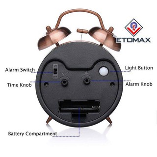 Đồng hồ báo thức quả chuông báo thức