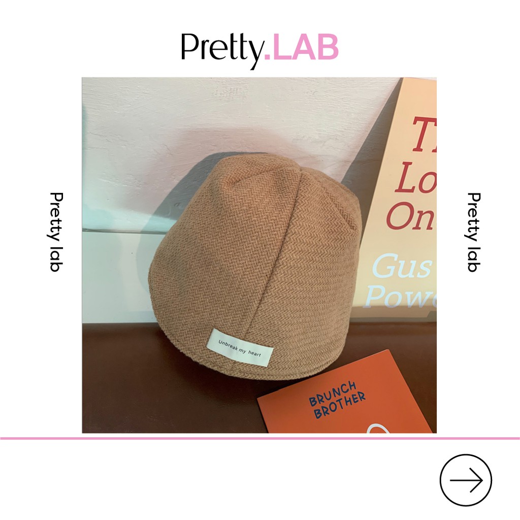 Mũ Bucket Hat Hot Trend &quot;Unbreak My Heart&quot; Phong Cách Uzzulang Nhiều Màu Sắc