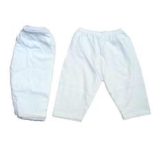 Combo 10 quần dài trắng cho bé có đủ các size