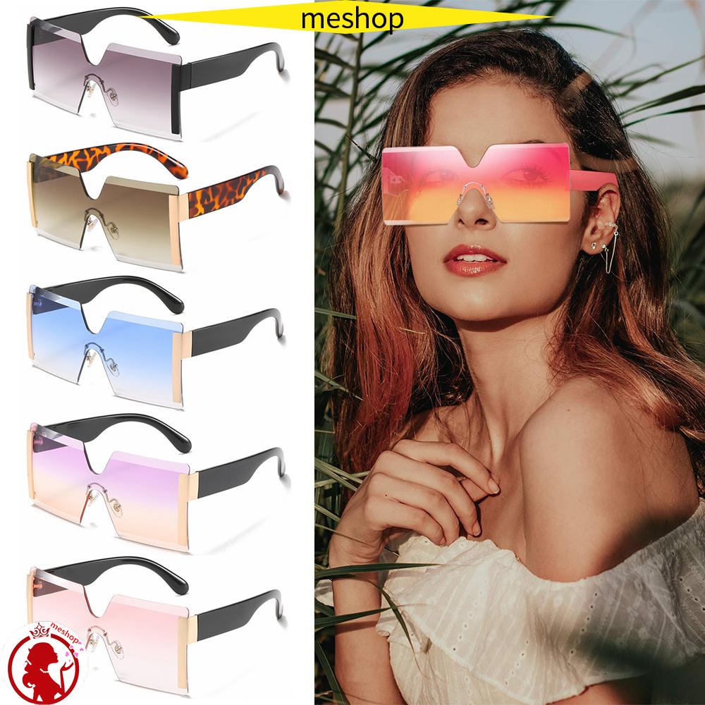 Kính Mát Gọng Vuông Oversize Chống Tia Uv400 Thời Trang Cho Nữ | BigBuy360 - bigbuy360.vn