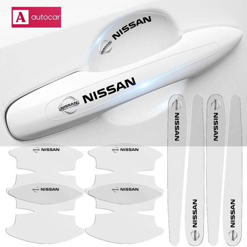 Miếng Dán Chống Trầy Trong Suốt Cho Cửa Xe Hơi Nissan Nismo Março Qashqai X-Trail Juke GT-R Almera