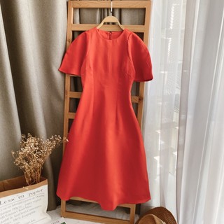ĐẦM ĐỎ CAM CỔ TRÒN