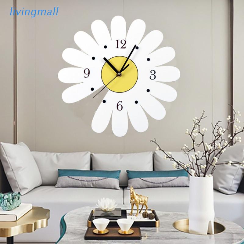 Đồng Hồ Treo Tường Kỹ Thuật Số Hình Hoa Cúc Bằng Acrylic Hiện Đại Cho Nhà Bếp/Phòng Khách/Nhà Bếp Trang Trí
