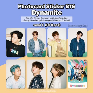 Set 8 Tấm Ảnh Lomo card bts dynamite Thẻ