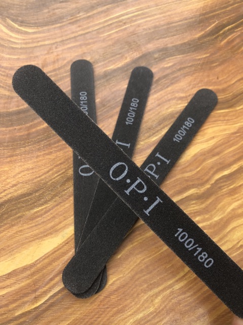 Dũa móng opi 100/180 loại mỏng màu đen dũa nail