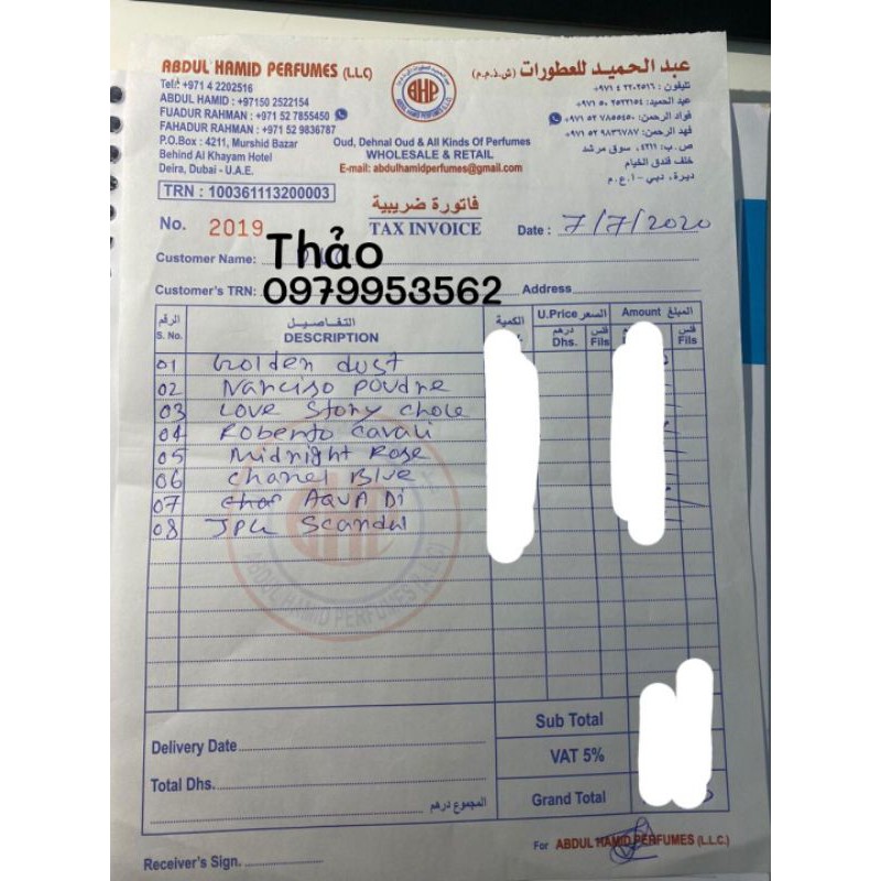 NƯỚC HOA DUBAI 5ML HOÀN TIỀN NẾU LƯU HƯƠNG KHÔNG TỐT | BigBuy360 - bigbuy360.vn