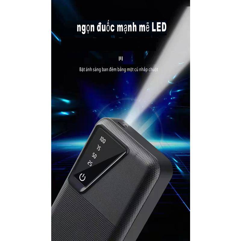 Pin sạc dự phòng  10000mAh Chính Hãng  Bipow Power Bank 3 Cổng sạc Cho iPhone iPad Switch Huawei Samsung Xiaomi OppoVivo