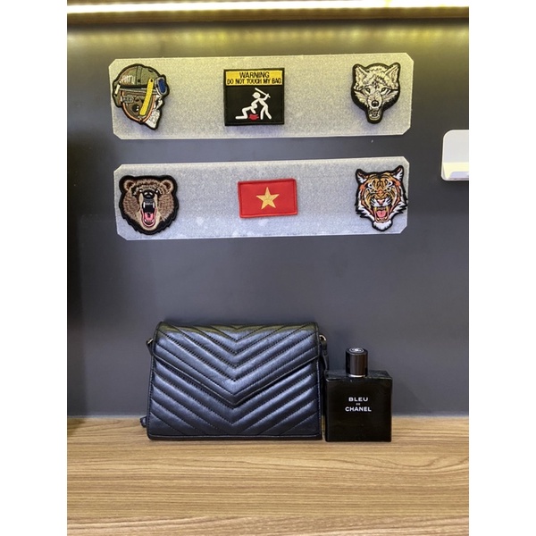 Túi si da thật dáng YSL