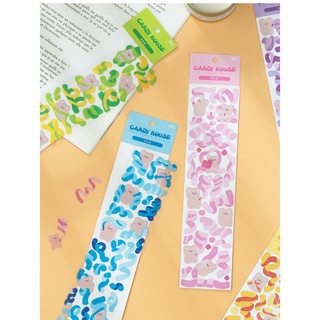 ST011-Set 2 tấm sticker dải gấu