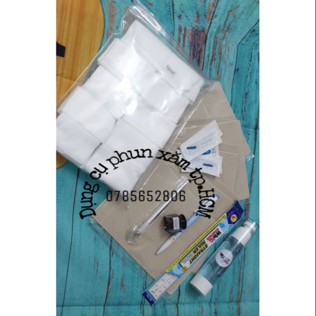 Combo học điêu khắc / dụng cụ phun xăm