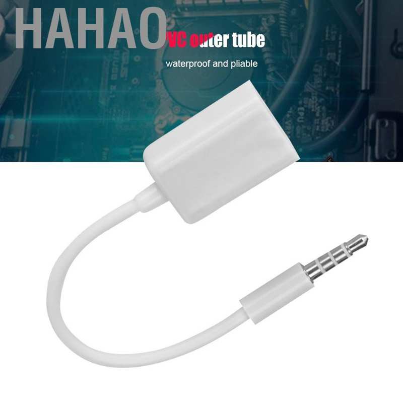 Set 5 Đầu Chuyển Đổi Âm Thanh Từ Giắc Cắm 3.5mm Sang Lỗ Cắm Usb Cho Mp3 14cm