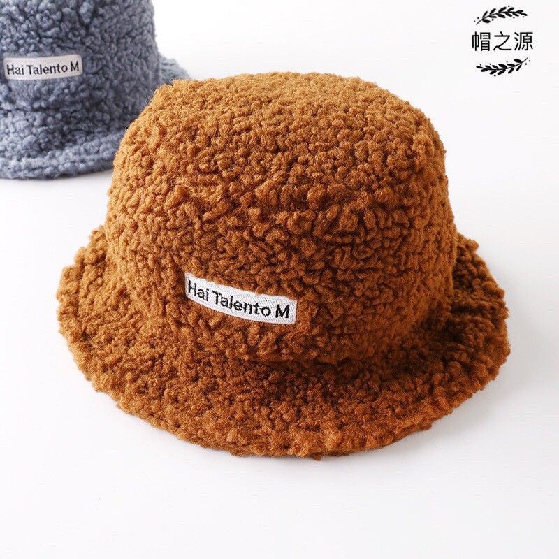 Mũ bucket lông cừu hot hit