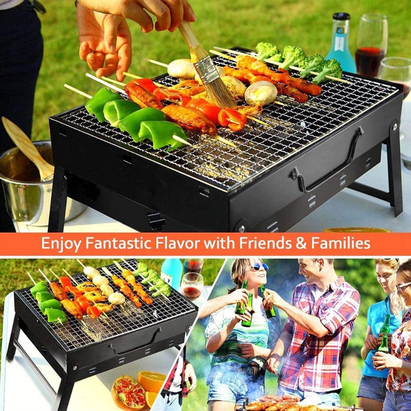 Vỉ Nướng Bbq Tiện Lợi Đen