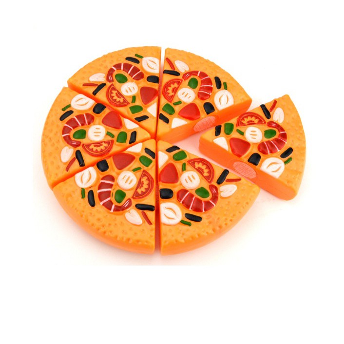 Bộ Đồ Chơi Cắt Ghép Hoa Quả Bánh Pizza Cho Bé 24 Chi Tiết