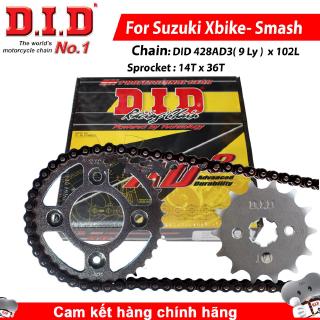 Nhông Sên Dĩa Suzuki XBike, Smash, ReVo Sên Đen 9ly DID AD3 - Thái Lan