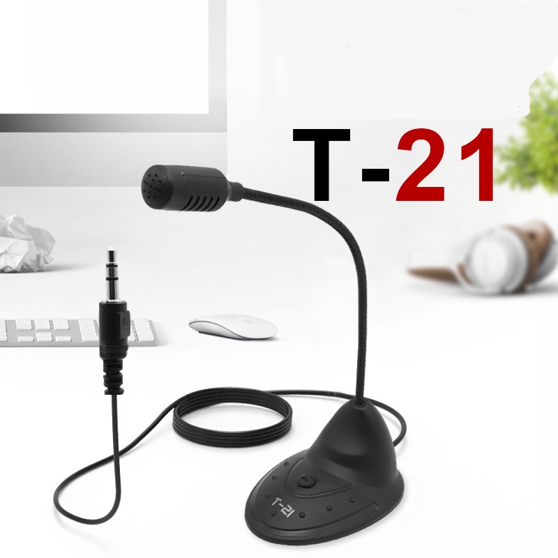 Microphone cổ ngỗng nhỏ gọn cho máy tính T21